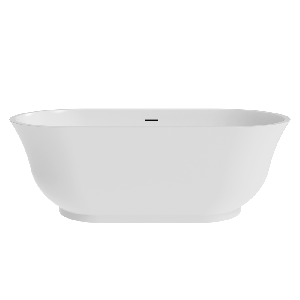 Tissington 1700 x 800 Traditional Curved Freestanding Bath Double