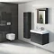 Tissino Angelo 600mm Wall Hung Washbasin Unit - Barossa Oak Profile Large Image