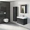 Tissino Angelo 700mm Wall Hung Washbasin Unit - Barossa Oak Profile Large Image