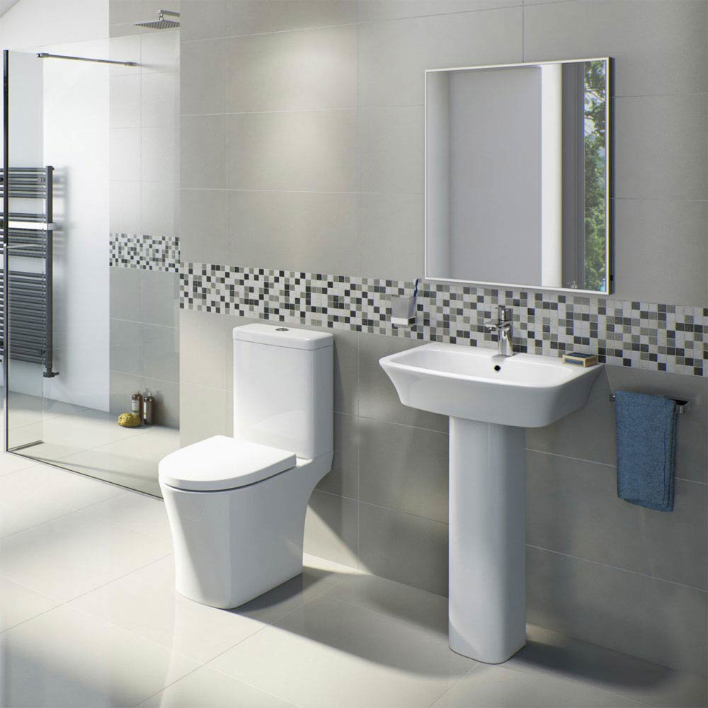 Tissino Bianca Close Coupled WC + Soft Close Seat