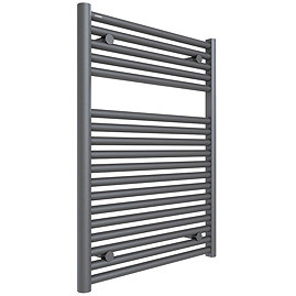 Tissino Hugo2 Towel Rail - 812 x 600mm - Anthracite Large Image