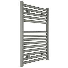 Tissino Hugo2 Towel Rail - Lusso Grey Large Image