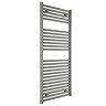 Tissino Hugo2 Towel Rail - 1212 x 500mm - Lusso Grey Large Image