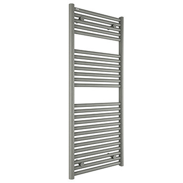 Tissino Hugo2 Towel Rail - Lusso Grey  Profile Large Image