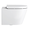 Tivoli Charcoal and Oak Bathroom Set - 600 Wall Hung Vanity Unit & Tall WC Toilet Unit