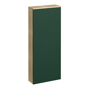 Tivoli Tall WC Unit Only - Forest Green and Oak