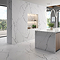 Toledano Large Format Matt White Marble Effect Tiles - 900 x 900mm