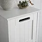 Tongue and Groove 4 Drawer Bathroom Storage Unit - White  Feature Large Image