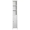 Tongue and Groove Tall Storage Unit - White  In Bathroom Large Image