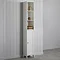 Tongue and Groove Tall Storage Unit - White Large Image