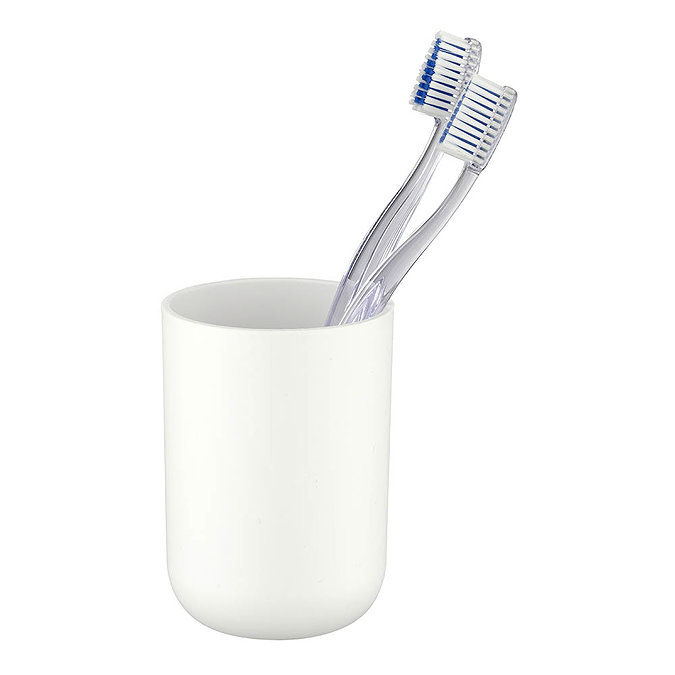 Toothbrush Tumbler Boutique White - Alison Cork for Victorian Plumbing Large Image