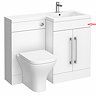 Top Basin Plinth to suit Valencia 1100mm White Gloss Combination Basin Unit