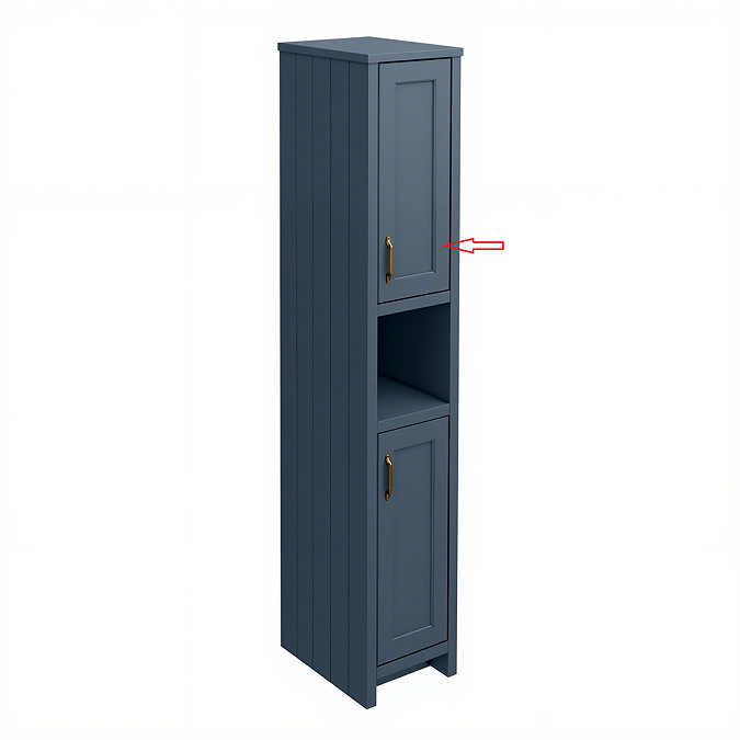 Top Door for Chatsworth Traditional Blue Tall Cabinet