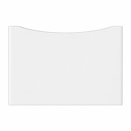 Top Drawer Front for Monza 600mm Floor Drawer Vanity Unit Gloss White