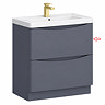 Top Drawer Front for Monza 750mm Floor Drawer Vanity Unit Matt Grey