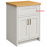 Top Fascia for Chatsworth Grey 590mm Vanity Unit
