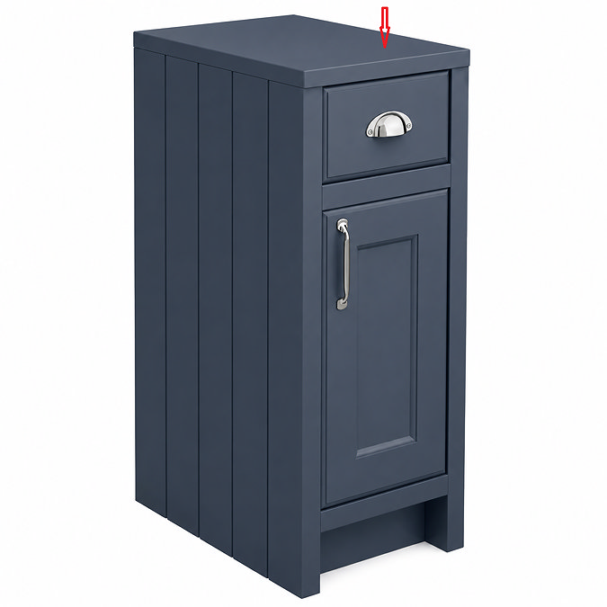 Top Lid for Chatsworth Blue Cupboard Unit 300mm