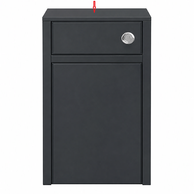 Top Lid for Chatsworth Traditional 500mm Graphite WC Unit