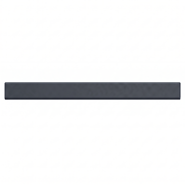 Top Plinth for Chatsworth 600mm Black Semi Recessed Basin Unit