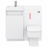 Top WC Plinth for Arezzo 900mm Gloss White Combination Bathroom Suite Unit