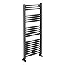 Toreno Black W500 x H1200mm Heated Towel Rail