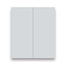 Toreno 500 x 700mm 2-Door Mirror Cabinet