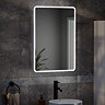Toreno 500 x 700mm LED Illuminated Mirror Cabinet with Motion Sensor, Anti-Fog & Shaving Socket