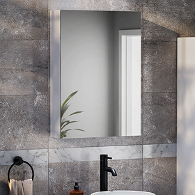 Toreno 500 x 700mm Single Door Mirror Cabinet