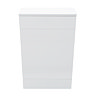 Toreno 500mm PVC WC Unit Gloss White - 100% Waterproof