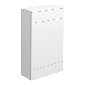 Toreno 500mm PVC WC Unit Gloss White - 100% Waterproof