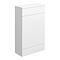 Toreno 500mm PVC WC Unit Gloss White - 100% Waterproof