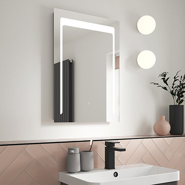 Toreno 500x700mm LED Illuminated Mirror incl. Anti-Fog & Touch Sensor  Profile Large Image