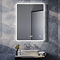 Toreno 600 x 800mm Ambient LED Bluetooth Mirror with Touch Sensor, Dimmer, Anti-Fog, Digital Clock and Shaving Port