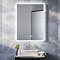 Toreno 600 x 800mm Ambient LED Bluetooth Mirror with Touch Sensor, Dimmer, Anti-Fog, Digital Clock and Shaving Port