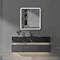 Toreno 700 x 650mm LED Illuminated 2-Door Mirror Cabinet with Motion Sensor, Shaving Socket & Anti-Fog