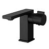 Toreno Casa Mono Basin Mixer Tap Matt Black  Profile Large Image