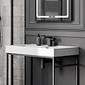Toreno Casa Cloakroom Tap Matt Black  Profile Large Image