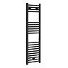 Toreno Heated Towel Rail – Matt Black – 300 x 1200mm – Straight Bars