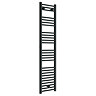 Toreno Heated Towel Rail – Matt Black – 300 x 1600mm – Straight Bars