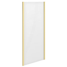 Toreno Brushed Brass 760 x 1850 Side Panel
