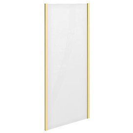 Toreno Brushed Brass 760 x 1850 Side Panel