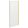 Toreno Brushed Brass 900 x 1850 Side Panel