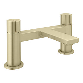 Toreno Casa Bath Filler Tap Brushed Brass Large Image