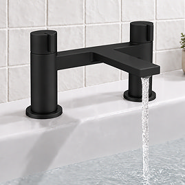 Toreno Casa Bath Filler Tap - Matt Black
