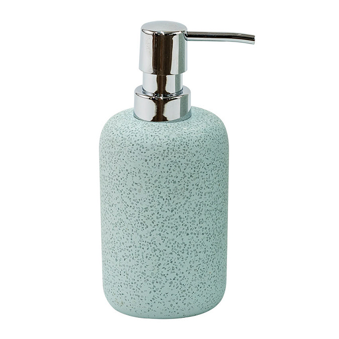 Toreno Duck Egg Terrazzo-Effect Polyresin Liquid Soap Dispenser Large Image