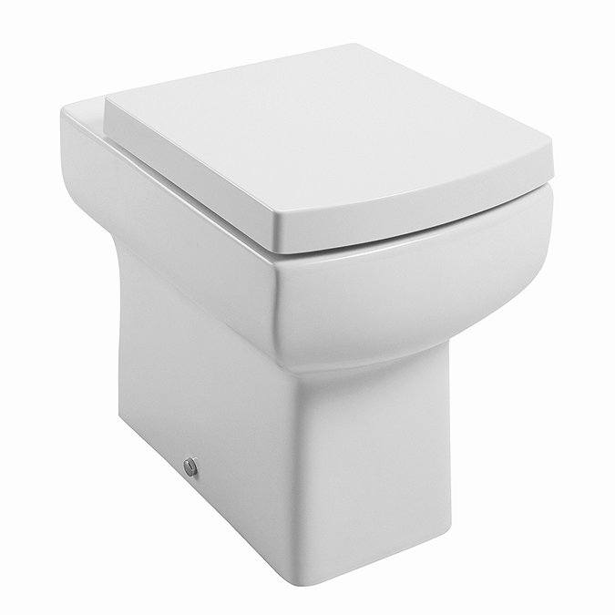 Toreno Gloss White WC Unit with Cistern + Slimline Soft Close Seat W500 x D200mm  Standard Large Image