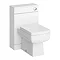 Toreno Gloss White WC Unit with Cistern + Slimline Soft Close Seat W500 x D200mm Large Image