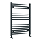 Toreno Heated Towel Rail - Anthracite - 600 x 800mm - Curved Bars