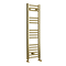 Toreno Heated Towel Rail – Brushed Brass – 300 x 1000mm – Straight Bars
