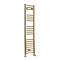 Toreno Heated Towel Rail – Brushed Brass – 300 x 1200mm – Straight Bars